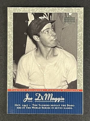 Joe DiMaggio 2001 Upper Deck - Pinstripe 独家 Joe DiMaggio #JD33 — 第 1/3 张图片