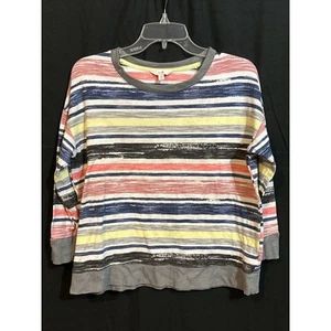 Camisa Top Secret Treasures Niñas Cómoda Suave Acogedora Talla M (8-10) Rayada Colorida - Imagen 1 de 4