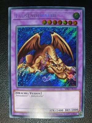Tausenddrache MRD Secret Rare Holo DE Near Mint Boosterfrisch Yugioh Karte - Bild 1 von 3