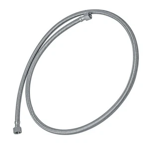 Manguera trenzada de acero inoxidable HFS(R) 3/8" hembra JIC de 60" de longitud revestimiento de PTFE 300 PSI - Imagen 1 de 2