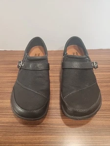 Merrell Womens 8 Dessie Stitch Slip On Comfort Shoes J69078 Black - Picture 1 of 8
