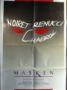 Masken - Claude Chabrol - Philippe Noiret - Filmposter A1 84x60cm gefaltet - Zdjęcie 1 z 1