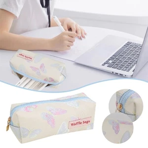 Small Florals Butterfly Pencil Case for School Office Supplies - Picture 1 of 8