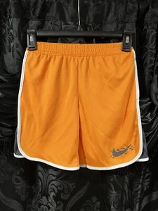Nike Coral Mesh Shorts Vivid Orange Kids Size 6-7 - Picture 1 of 2