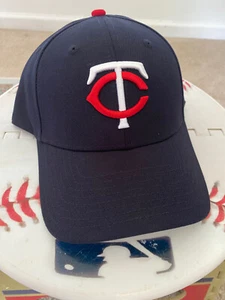 Minnesota Twins MLB Pinch Hitter Ajustable Equipo en Casa Papá Azul Marino Gorra Sombrero OSFM - Imagen 1 de 3