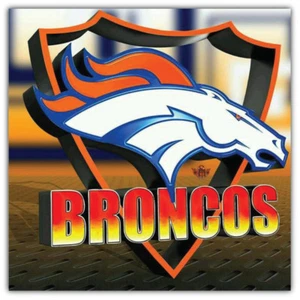 Calcomanía adhesiva para parachoques de auto de los Denver Broncos NFL - 3"" o 5"" - Imagen 1 de 1