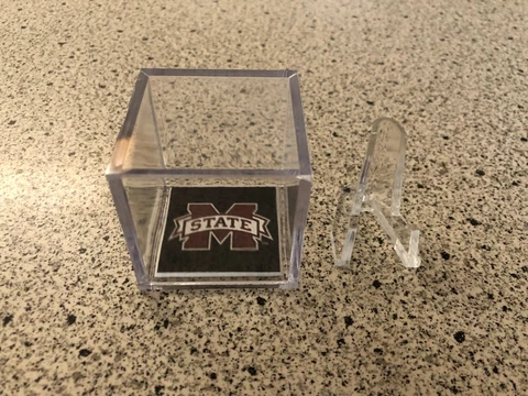 Mississippi State Bulldogs Custom NCAA National Champs Alumni Ring Display Case Cover
