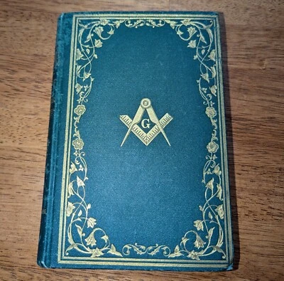 Rare MASONRY Past Present and Future REV JOHNSON 1871 Antique Book 1st Edition - Image 1 of 4
