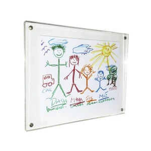 Marco de fotos transparente magnético de pared 8x10 pulgadas - totalmente nuevo en caja - Imagen 1 de 5