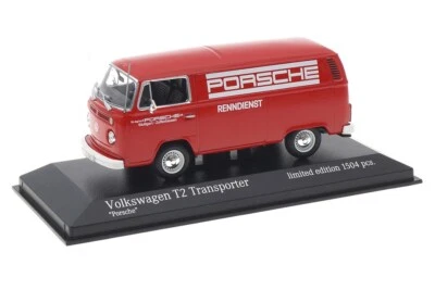 Volkswagen T2 Trasportatore Porsche Servizio Gara MINICHAMPS 1:43 943053064 - Immagine 1 di 4