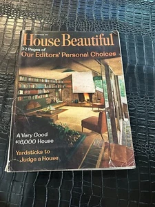 October 1962 HOUSE BEAUTIFUL Magazine - RETRO ADS -MID CENTURY MODERN - MCM - Picture 1 of 1