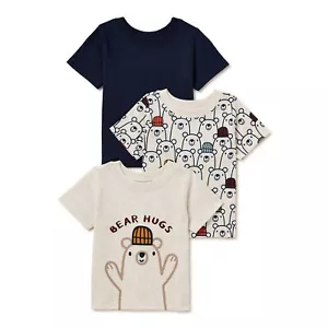 Baby Boys Short Sleeve Tee, 3-Pack, Sizes 12 Months - Picture 1 of 1