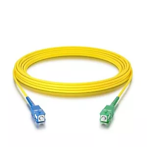 Câble Fibre Optique Monomode Simplex SC/APC-SC/UPC, Jaune, Longueur au choix - Imagen 1 de 5