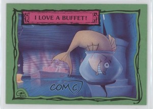 1990 Dart Beetlejuice Cartoon I Love a Buffet! #40 0a1
