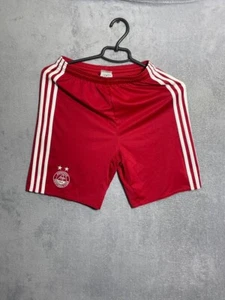 Aberdeen Home Football Shorts Adidas Red Polyester Young Size L - Picture 1 of 8