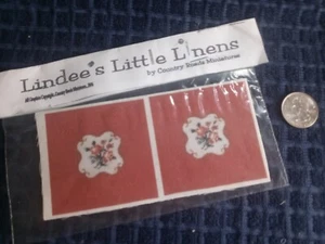 Lindees Little linens brand  Dollhouse linen needlepoint  set original design - Picture 1 of 2