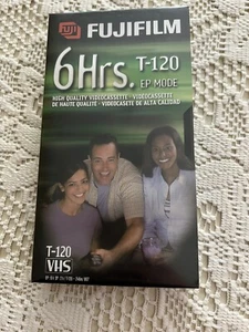 Fuji T120 VHS Blank Video Cassette Tape sealed - Picture 1 of 4