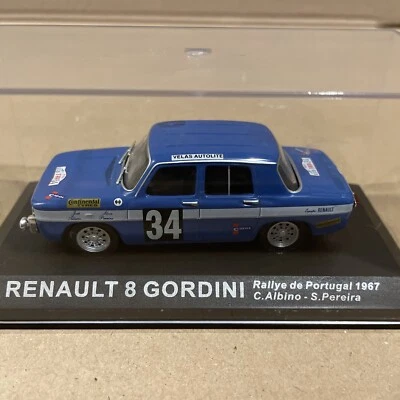 DeAGOSTINI, 1:43 Scale, RENAULT 8 GORDINI, PORTUGAL RALLY 1967, CLASSIC RACE CAR - Image 1 of 2