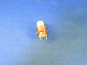 LH73-2 LITTLE FUSE WHITE LIGHT INCICATOR, PANEL MOUNT DUST TIGHT  NEW OLD STOCK