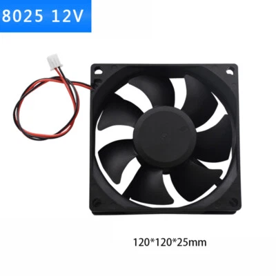 2 4Pc DC Brushless Fan 120*120*25MM DC 12V 0.3A 2100 ± 5% RPM Computer Case Fans - Image 1 of 4