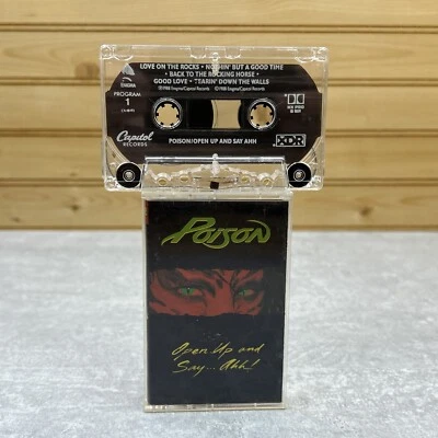 Open Up and Say...Ahh! by Poison (Cassette, 1988, Capitol) - Image 1 of 4