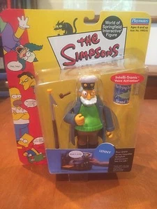The Simpsons Captain McAllister Springfield Action Figure Printing Error Lenny - Picture 1 of 3