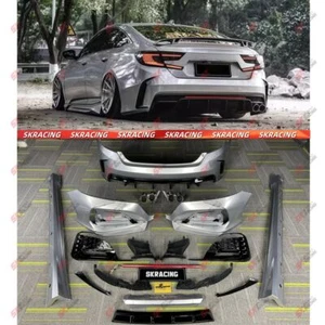 Silver Rear Front Bumper Surround Side Skirts Body Kits For Honda Accord 2018-21 - Picture 1 of 63