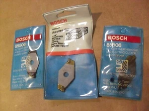 THREE !! Bosch 2 Wing 1/16" Carbide Tipped Slotting Cutters 85506M - Picture 1 of 3