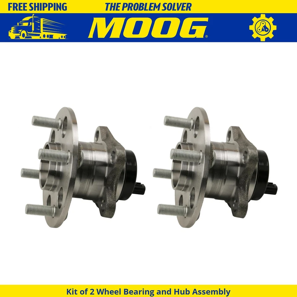 Kit para Toyota Prius C 2012-2019 - Conjunto de 2 cojinetes y bujes de rueda trasera MOOG Foto 1 de 1