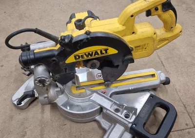 DEWALT DWS773-LX 115V 216mm Sliding Mitre Saw - Blade Missing - Image 1 of 2
