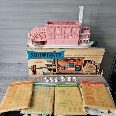 REMCO Vtg 62 Showboat Toy Replica Theater Cinderella Wizard Oz Pinnocchio Heidi - Image 1 of 4