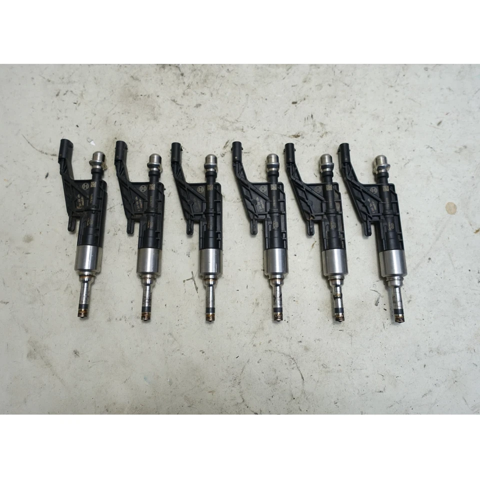 Juego de 6 inyectores de combustible directos de fábrica 16-21 BMW F30 330i 340i F22 B46 B58 OEM Foto 1 de 4