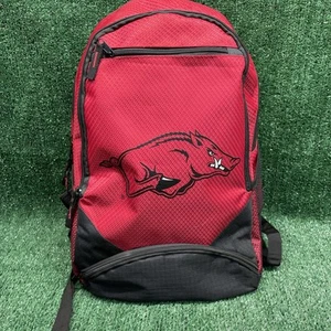 Nike Arkansas Razorbacks Backpack w/ Hog Graphic - Red & Black - Picture 1 of 11