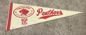 Banderín de fieltro vintage The Big Red Littleton Panthers AYL 30"" - Colorado - Imagen 1 de 2