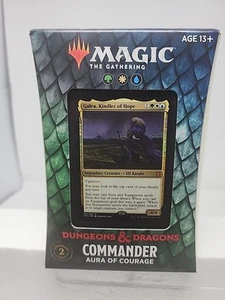 Magic The Gathering Dungeons & Dragons Commander Aura of Courage - P5 - Picture 1 of 3
