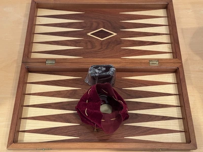 Manopoulos 手工制作纯色双陆棋套装(全新品牌,全套) — 第 1/4 张图片