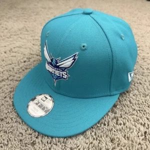 Charlotte Hornets Hat New Era 9FIFTY Snapback Youth Teal Buzz Team Logo NBA Cap - Picture 1 of 9