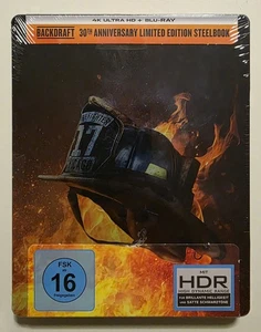 Backdraft 30th Anniversary Limited Editon Steelbook 4K UHD + Blu Ray NEU OVP  - Bild 1 von 2