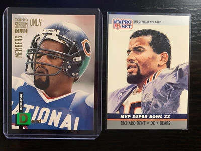 1994 Stadium Club Richard Dent #26 Members Only Chicago Bears 1990 Pro Set MVP - Image 1 of 4