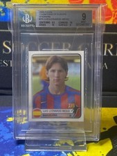 2005 Panini Champions of Europe #74 Lionel Messi BGS 9 MINT Rookie