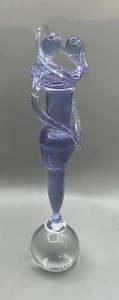 MURANO ALEXANDRITE GLASS LOVERS FIGURINE - Picture 1 of 4
