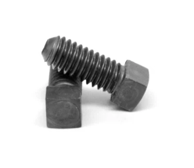 ASMC INDUSTRIAL 3/8"-16 x 1" (FT) Coarse Thread Square Hd Set Screw Cup Pt Plain Finish