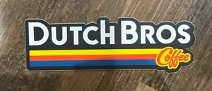 DUTCH Bros STICKER Decal COFFEE Red YELLOW Blue HTF Logo CAR Yeti LAPTOP Classic - Picture 1 of 1