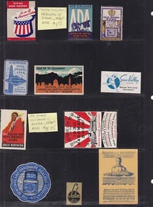 USA ^^^^ BOB    1930's   x11 MNH  cinderellas  labels  @  xdco5027us28 - Picture 1 of 1