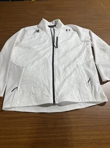 Under Armour ColdGear Reactor Insulated Mens Running Jacket XL White Utah Utes - Picture 1 of 14