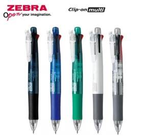 Bolígrafo múltiple con clip Zebra 4 colores + lápiz 0,7 mm 5 colores del cuerpo seleccionar - Imagen 1 de 10