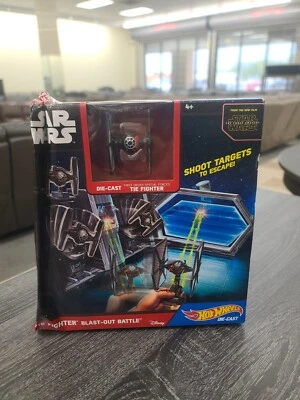 Star Wars Hot Wheels Tie Fighter Blast Out Battle BRAND NEW - Image 1 of 2