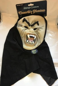 Adult Glow in the Dark Unearthly Phantom Vampire Mask with Hood - Picture 1 of 2