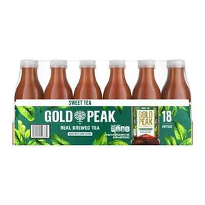 Gold Peak Sweet Black Iced Tea 18 pk/16.9 oz Real Cane Sugar, NO SHIP TO CA - Picture 1 of 9