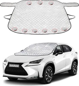 Car Windshield Snow Cover Ice Frost Removal 9pcs Magnetic Windscreen Cover Wiper - Picture 1 of 6